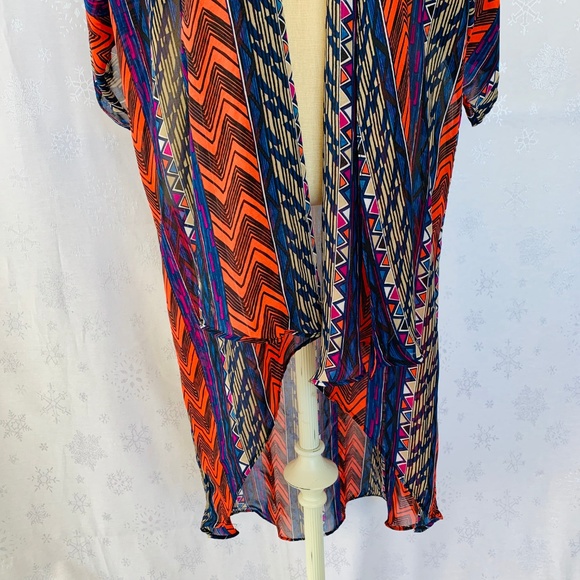 Forever21 Aztec Boho Kimono S - Picture 3 of 7